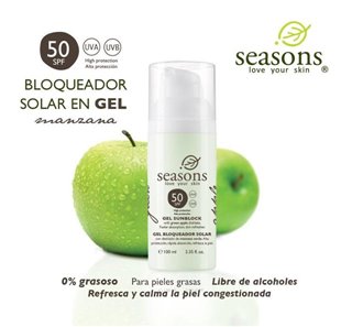 Bloqueador Manzana FPS50+ Seasons