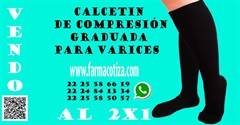 CALCETINES DE COMPRESIÓN GRADUADA PARA VARICES